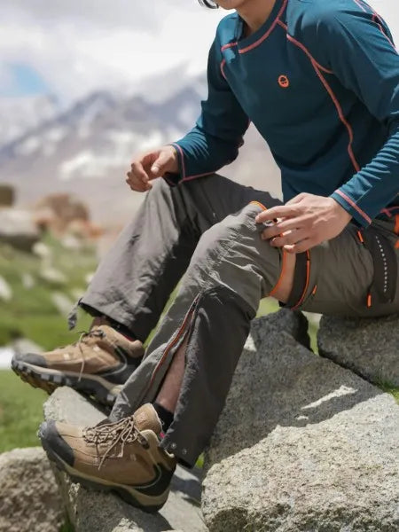 NeoHike 2-in-1 Utility| Hiking Active Pants - Pack of 3 (Black + Grey+ Blue )