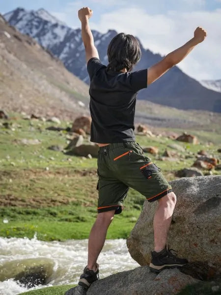 NeoHike 2-in-1 Utility| Hiking Active Pants - Pack of 3 (Black + Grey+ Blue )