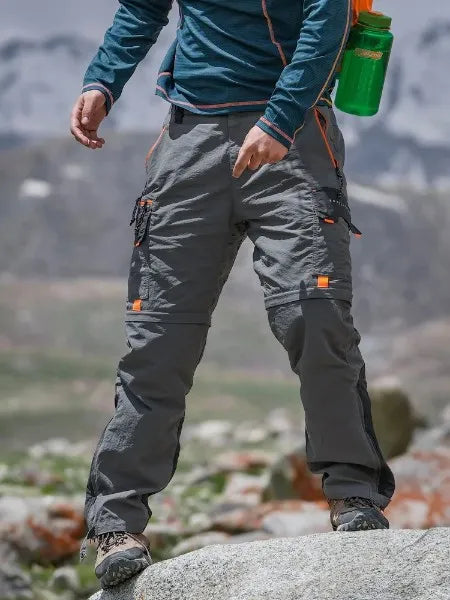 NeoHike 2-in-1 Utility| Hiking Active Pants - Pack of 3 (Black + Grey+ Blue )