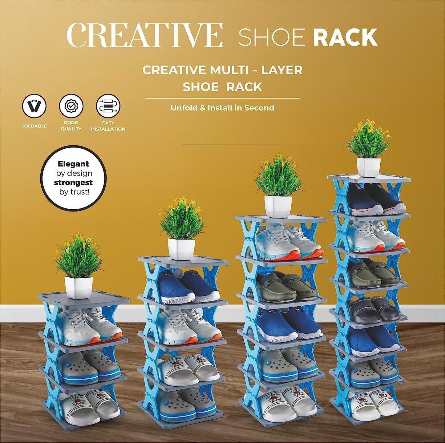 StepNStack 4 Layer Shoe Rack